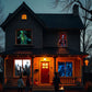 HoliScapes® USB Projector Kit - Spooky Halloween + Projector + 48" x 72" Projection Screen