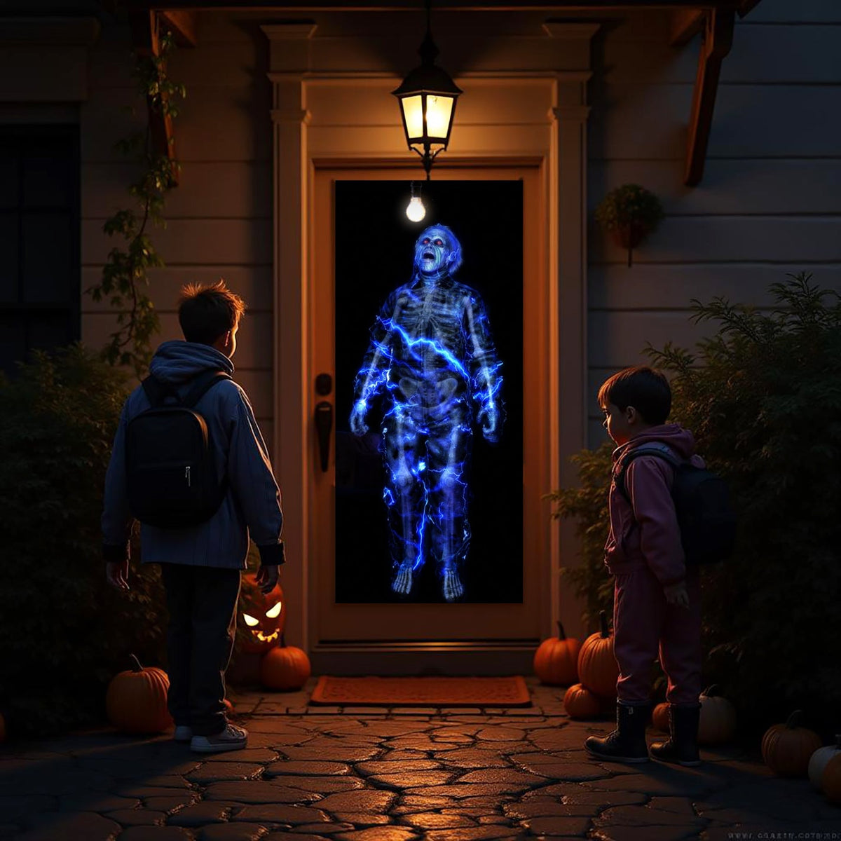 AtmosFX® Spooky Halloween Hollusion Digital Decoration on USB Includes 8 Atmosfx Video Effects for Hallloween