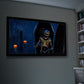 HoliScapes® USB Projector Kit - Spooky Halloween Hollusion Vol. 2 + Projector + 5.5 ft x 9 ft Projection Screen