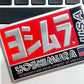Motorcycle Exhaust Brand Sticker