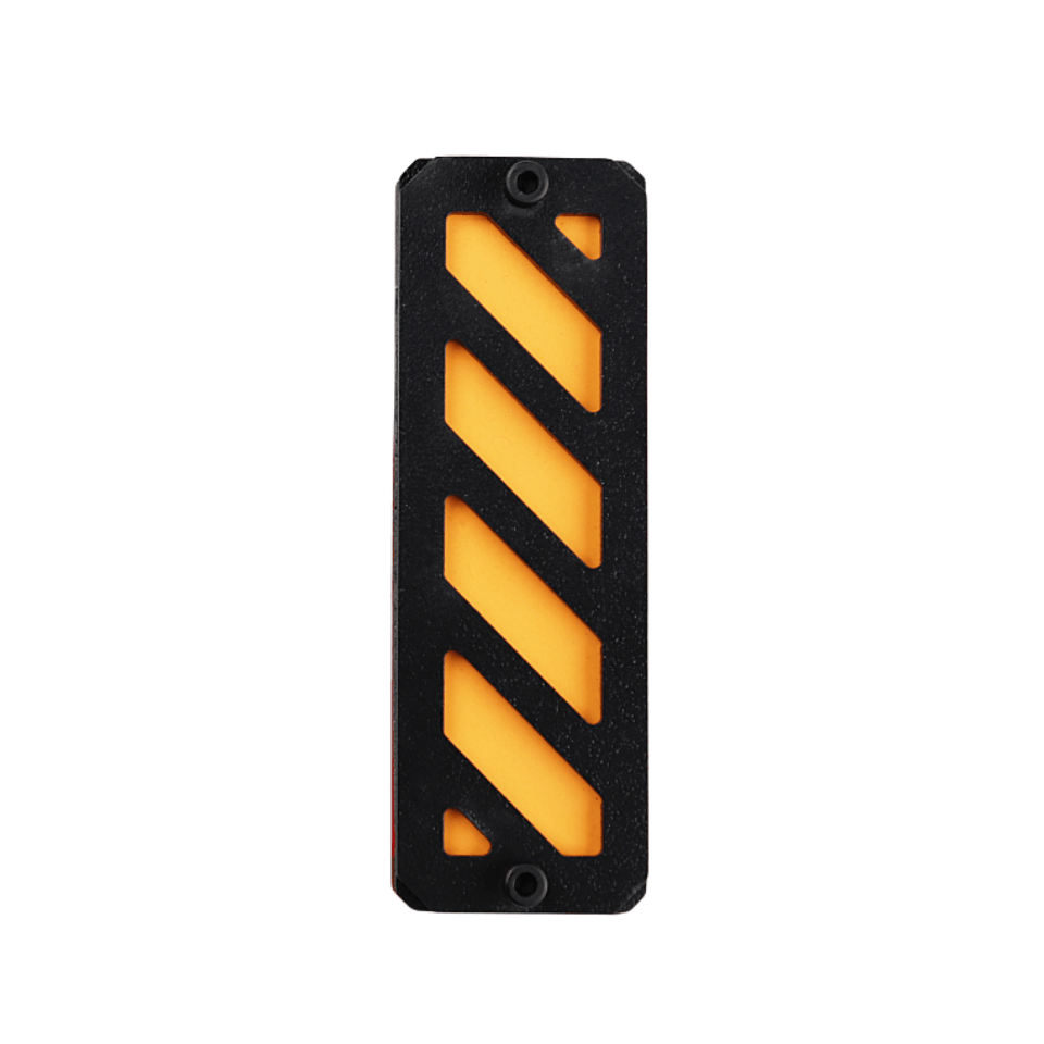 Motorcycle Glow-in-the-Dark 3D Warning Sticker