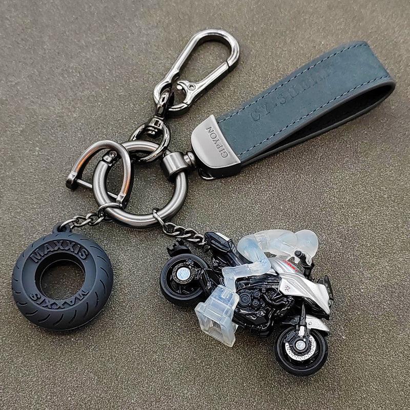 Suzuki Alloy Motorcycle Keychain
