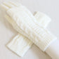 Women Stylish Hand Warmer Winter Gloves Arm Crochet Knitting Faux Wool Mitten Warm Fingerless Glove Twist Pattern Women Gloves