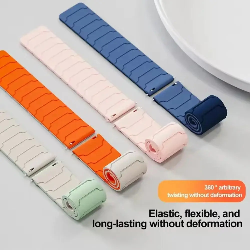 Amazfit Balance, GTR, GTS & Bip Segmented Magnetic Silicone Loop Band