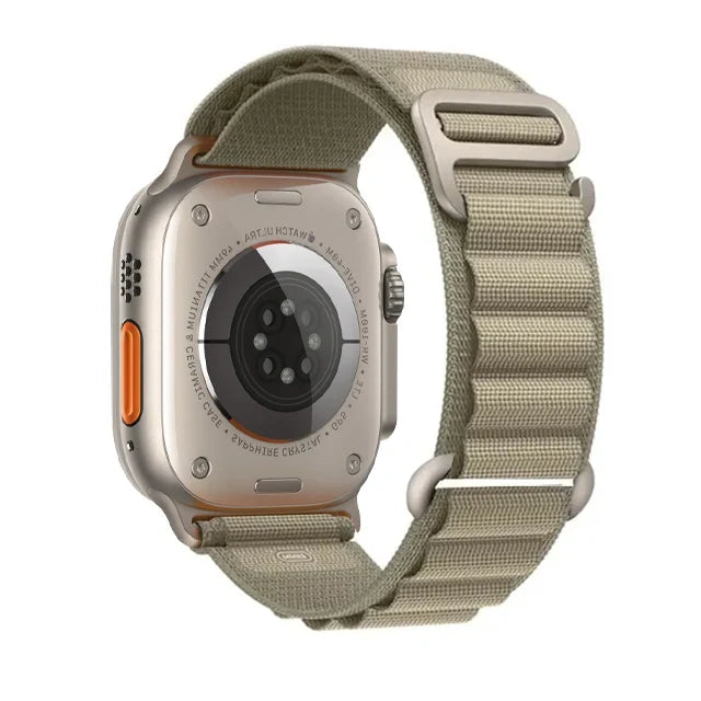 Apple Watch Alpine-Style Nylon Loop Band with Metal Hook