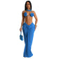 Flower pop three piece swimsuit