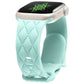 Apple Watch Quilted Diamond-Pattern Silicone Band