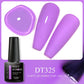 MEET ACROSS 5ml Pink Dried Flower Gel Nail Polish Natural Flower Fairy Nail Art Gel Soak Off UV LED Painting Varnishes For Nails