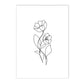 Amour Line Art Canvas Print