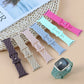 Apple Watch Quilted Diamond-Pattern Silicone Band