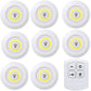 Dimmable LED Under Cabinet Light with Remote Control Battery Operated LED Closets Lights Wardrobe Bathroom lighting Night Light