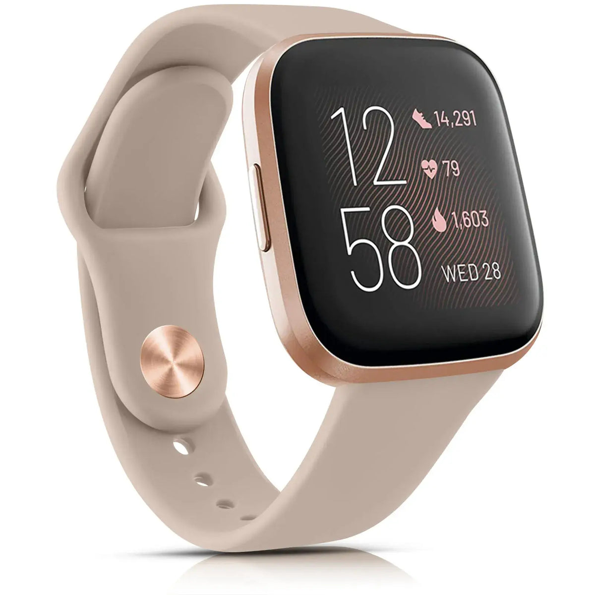 Fitbit Versa 4, 3, 2 & Sense 2 Soft Silicone Band, 15 Colors