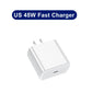 45W PD Charger For Samsung Galaxy S24 S23 S22 Type C Quick Charge USB C to Type C Cable Fast Charging Mobile Phone Wall Adapter