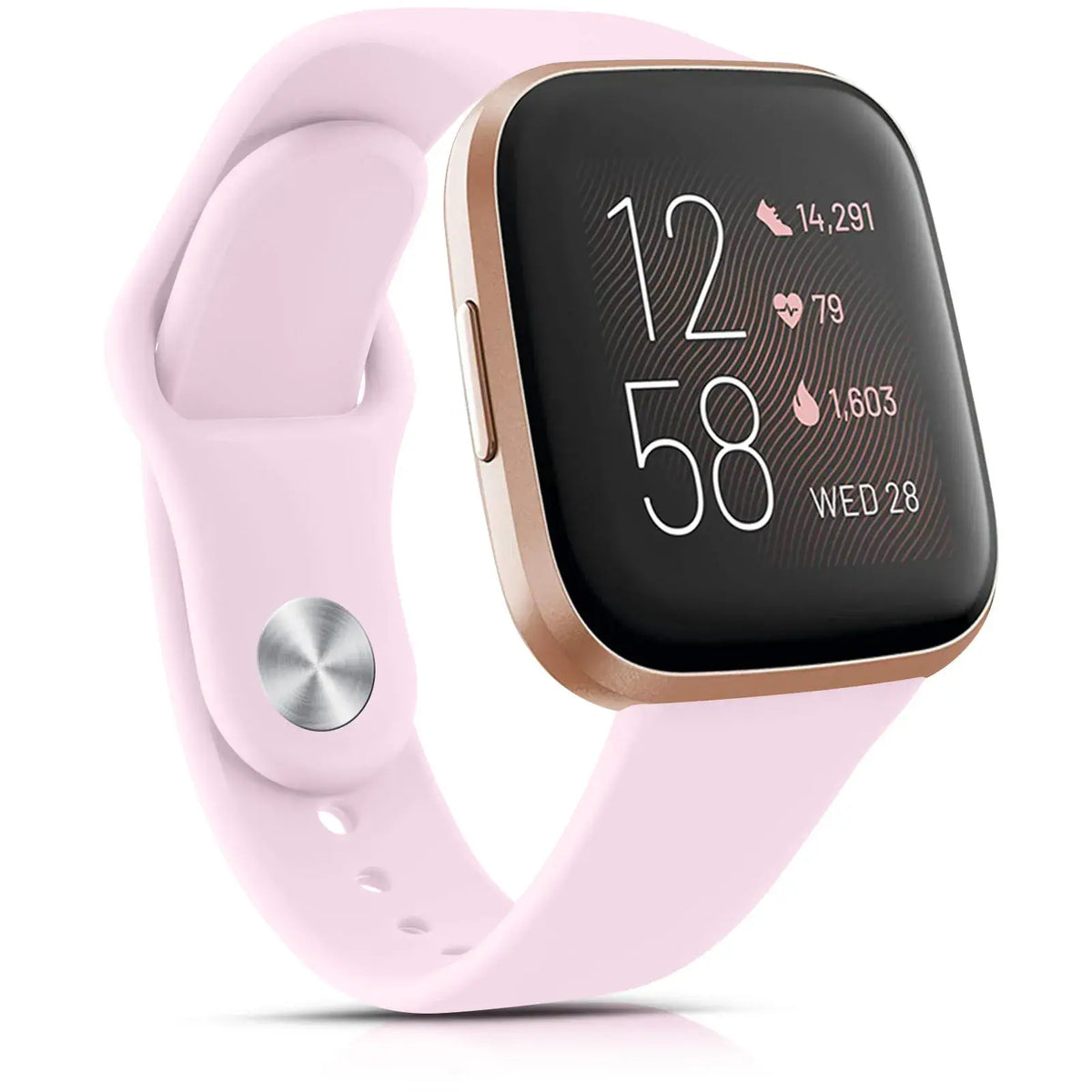Fitbit Versa 4, 3, 2 & Sense 2 Soft Silicone Band, 15 Colors