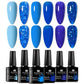 6pc Nail Gel Polish Set All-Season Ultra Pigmented Semi Permanent UV Painting Gel For Nails Salon DIY Manicure Varnish Design