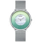 Women's 41mm Gradient Pearl-Effect Dial Mesh Quartz Watch