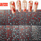 12pcs/set Cute Cartoon Dog/Cat Nail Art Stickers 3D Graffiti Black Cat Dog  Nail Decals 8*10cm Self-Adhesive Cartoon Nail Art Su