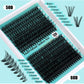 Individual Lashes 20-100D 280pcs Cluster Lashes Natural Look Mixed Tray DIY Eyelash Extension Volume Lash Clusters Eyelashes