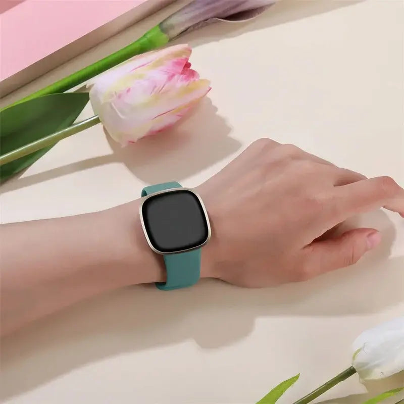 Fitbit Versa 4, Versa 3, Sense 2 & Sense Silicone Band, S or L