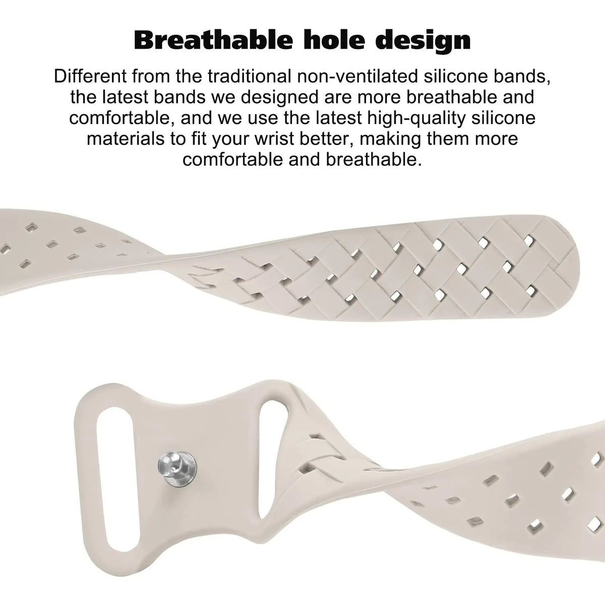 Apple Watch Basket Weave Silicone Band