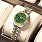 Women's 27mm Fluted Bezel Quartz Date Watch