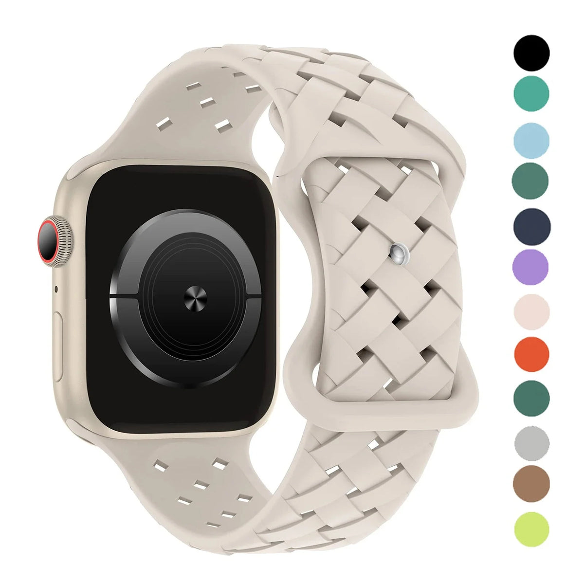 Apple Watch Basket Weave Silicone Band
