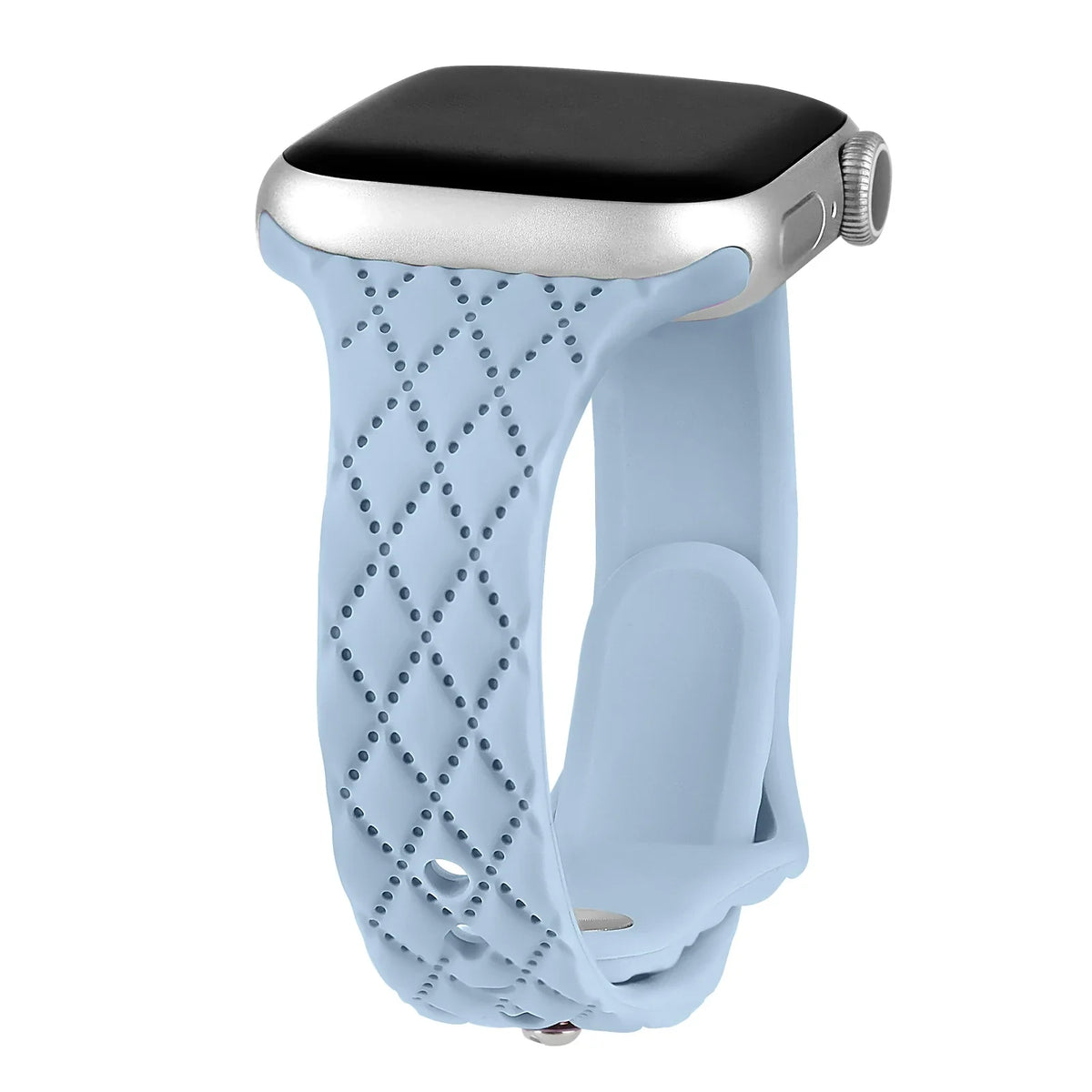 Apple Watch Slim Diamond-Pattern Silicone Band