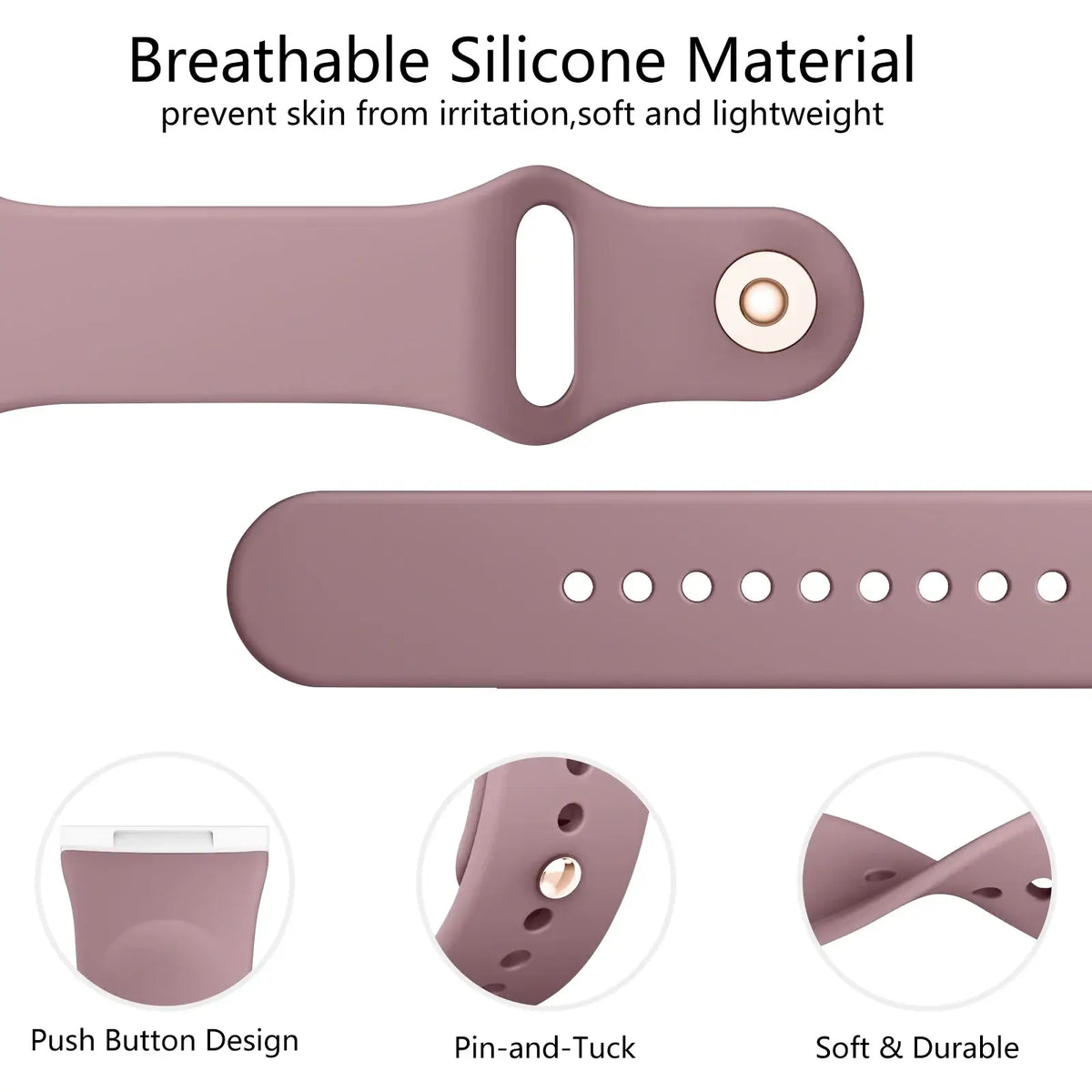 Fitbit Versa 4, 3, 2 & Sense 2 Soft Silicone Band, 15 Colors