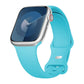 Apple Watch Smooth Silicone Sport Band, Pin-and-Tuck