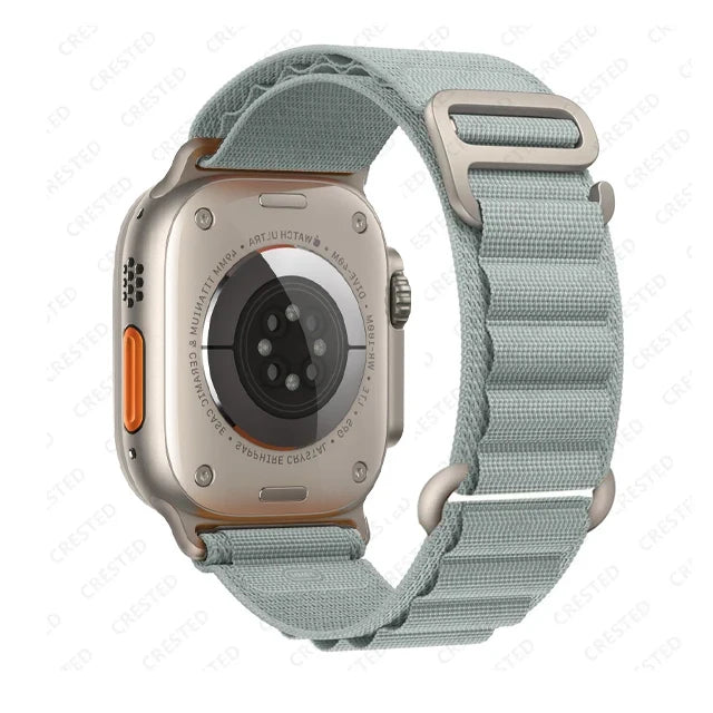 Apple Watch Alpine-Style Nylon Loop Band with Metal Hook