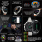 2025 New Nursing Grade Smart Watch Blood oxygen Blood Lipid Uric Acid ECG+PPG Body Temperature Bluetooth Call Health Smartwatch