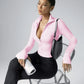 Women’s Seamless Long Sleeve Crop Yoga Top