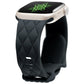 Apple Watch Quilted Diamond-Pattern Silicone Band