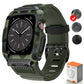 Apple Watch Rugged Rubber Band with Case, Camo or Black