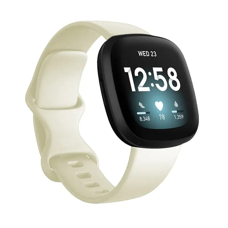 Fitbit Versa 4, Versa 3, Sense 2 & Sense Silicone Band, S or L