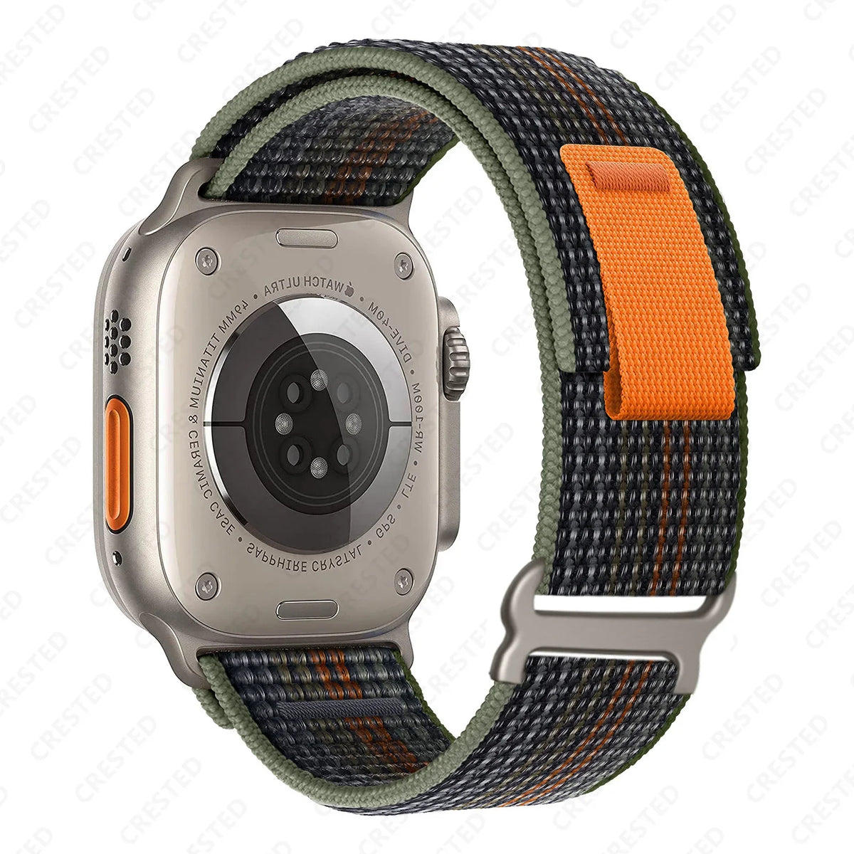 Apple Watch Two-Tone Nylon Trail Loop Band with Pull Tab