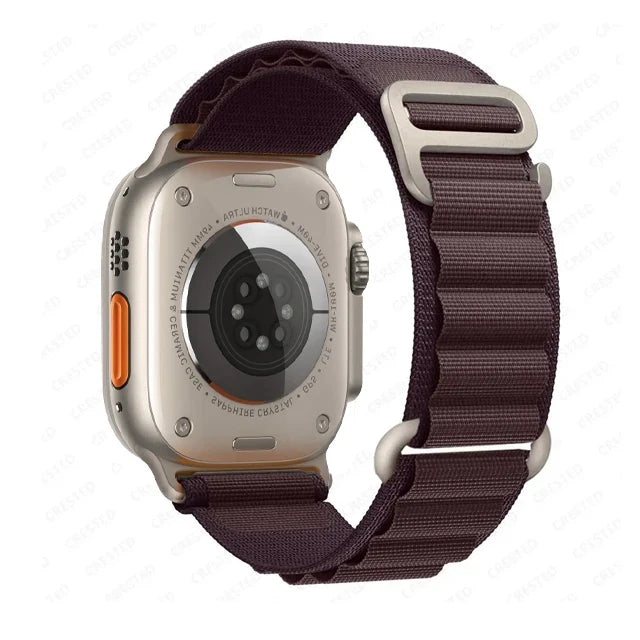 Apple Watch Alpine-Style Nylon Loop Band with Metal Hook