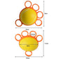 Hand Therapy Ball | Finger Exercise Grip Strength Trainer for Rehabilitation, Arthritis, Elderly, Stress Relief & Muscle Recovery