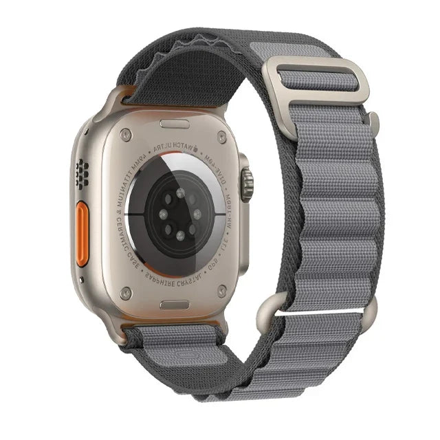 Apple Watch Alpine-Style Nylon Loop Band with Metal Hook