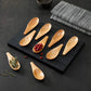 Wooden Mini Salt Spoon | Small Solid Wood Condiment Spoon