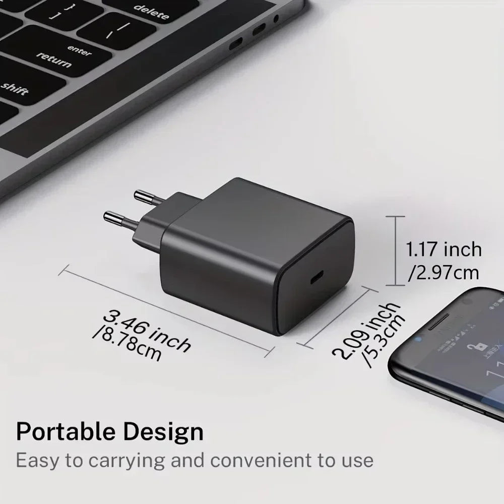 45W PD Charger For Samsung Galaxy S24 S23 S22 Type C Quick Charge USB C to Type C Cable Fast Charging Mobile Phone Wall Adapter