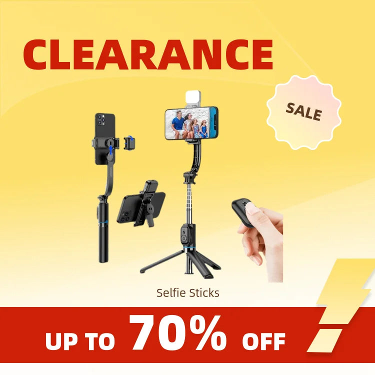 Clearance_Selfie Sticks & Handheld Gimbal_Continuous updates