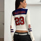Y2K Racing Bustier Tee - Two Tone Moto Style