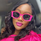 Colorful oversized  retro Sunglasses