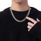 3/5/7mm Stainless Steel Cuban Link Chain Classic Punk Personality Jewelry Simple Fashion Hip-hop Couple Necklace for Men Women