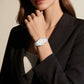 Women's Ceramic Tonneau Crystal Dial Watch