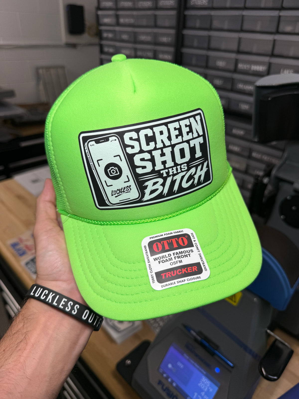 Screen Shot Foam Snapback