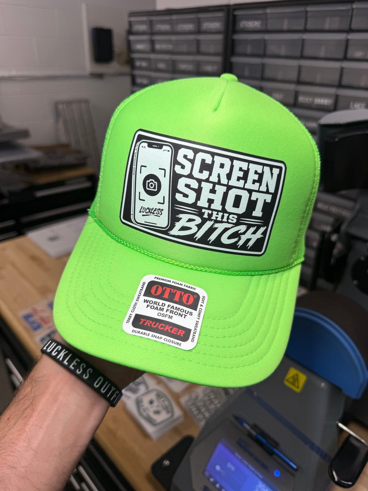 Screen Shot Foam Snapback