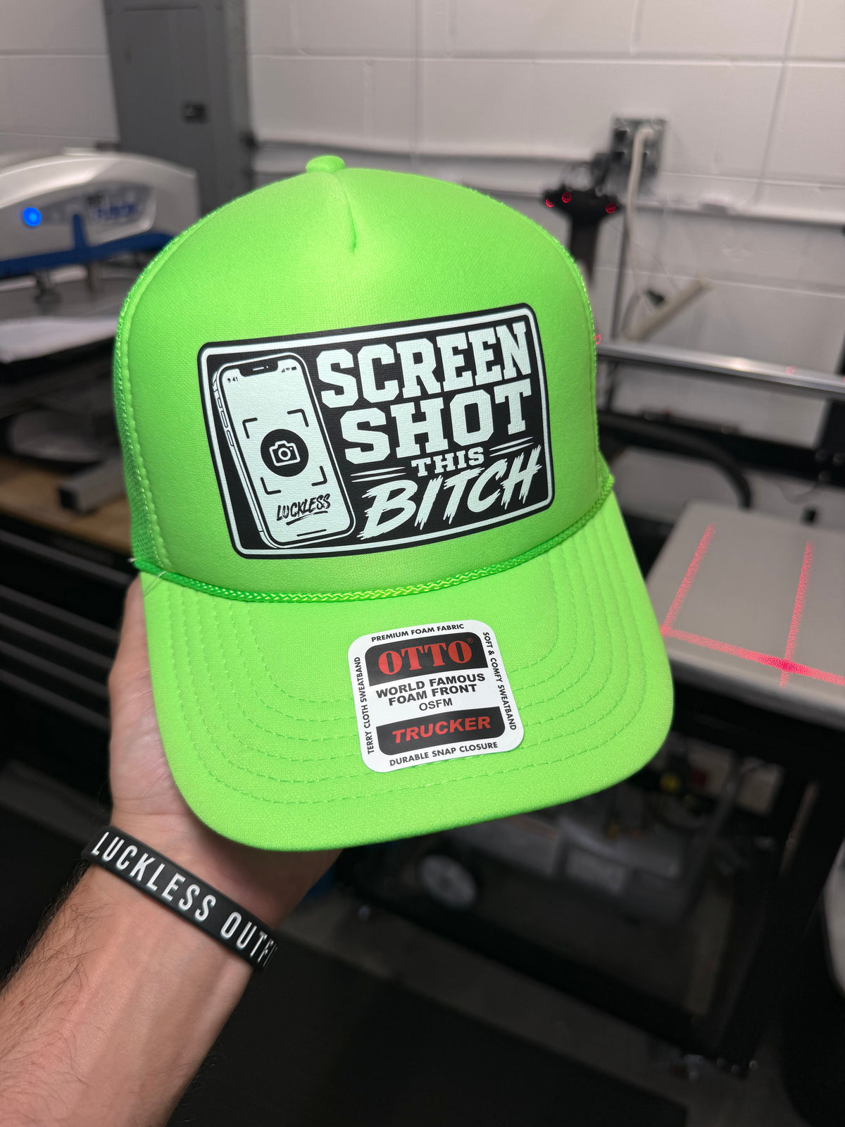 Screen Shot Foam Snapback