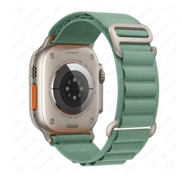 Apple Watch Alpine-Style Nylon Loop Band with Metal Hook